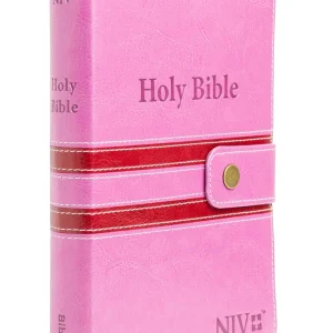 BA Bibles - Holy bible NIV (pink with a button)